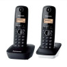Teléfono Inalámbrico Panasonic KX-TG1612SP1/ Pack DUO/ Negro | APLIUM