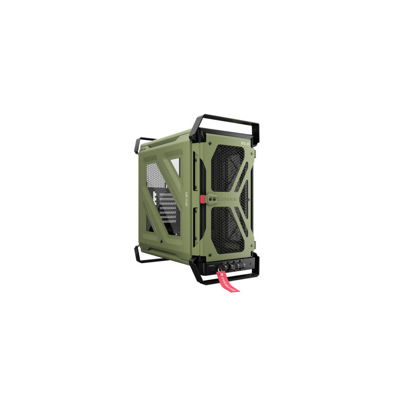 Caja Corsair Warthog Mid-tower Verde CC-9011350-WW | APLIUM