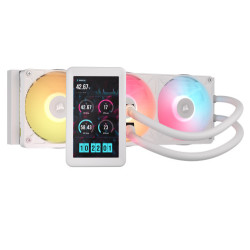 Venti. CPU Corsair Icue Link Titan Ii 360 Rx Lcd White 360MM | APLIUM
