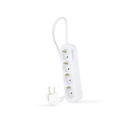 Regleta Nanocable 10.37.0004-NS/ 4 Tomas de Corriente/ Cable | APLIUM