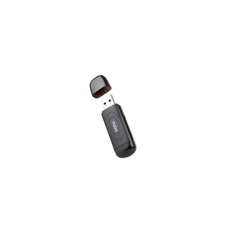 TooQ Lector de Tarjetas USB 3.0, 2 en 1, SD/TF, Negro | APLIUM
