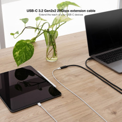 Nanocable 10.01.4501-L150 cable USB USB 3.2 Gen 2x2 1,5 m US | APLIUM
