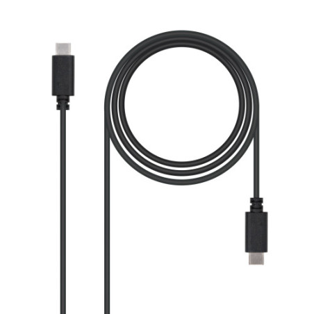 Nanocable USB 2.0, 2m cable USB USB C 0,48 Gbit/s Negro | APLIUM