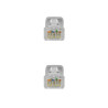 Nanocable Cable Red Latiguillo RJ45 LSZH CAT.6A UTP AWG24, G | APLIUM