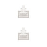 Nanocable Cable de Red Latiguillo RJ45 CAT.6 UTP AWG24, Gris | APLIUM