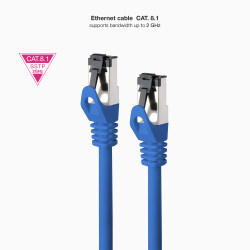 Nanocable Cable de Red Latiguillo Cat.8.1 2GHz LSZH SSTP AWG | APLIUM