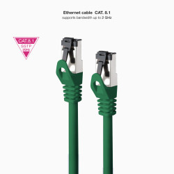 Nanocable Cable de Red Latiguillo Cat.8.1 2GHz LSZH SSTP AWG | APLIUM