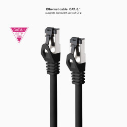 Nanocable Cable de Red Latiguillo Cat.8.1 2GHz LSZH SSTP AWG | APLIUM