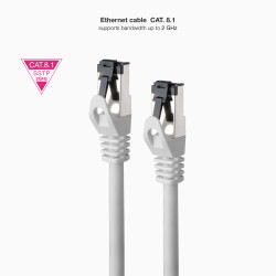 Nanocable Cable de Red Latiguillo Cat.8.1 2GHz LSZH SSTP AWG | APLIUM