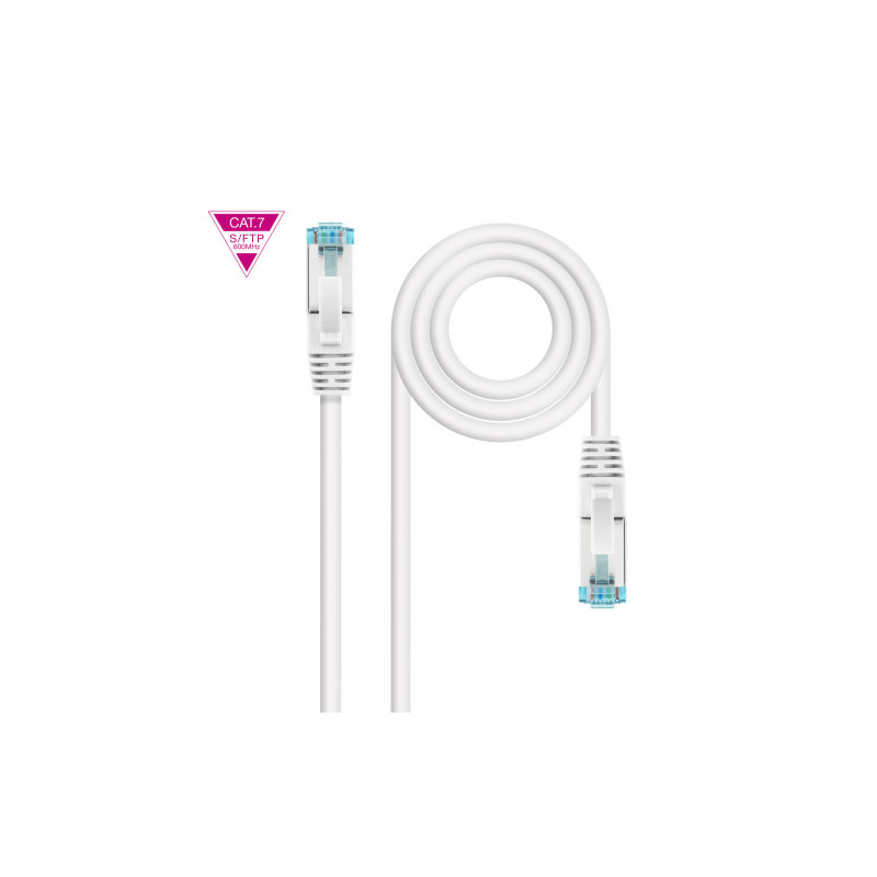 Nanocable Cable de Red Cat.7 600MHZ LSZH SFTP PIMF AWG26, Bl | APLIUM