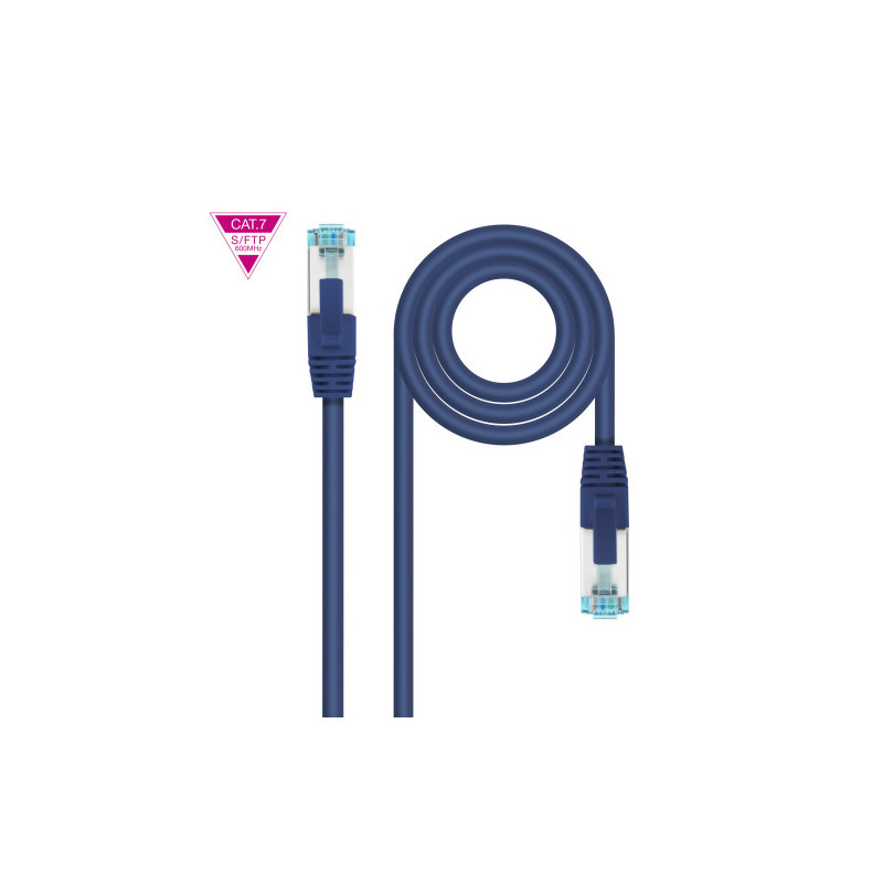 Nanocable Cable de Red Cat.7 600MHZ LSZH SFTP PIMF AWG26, Az | APLIUM