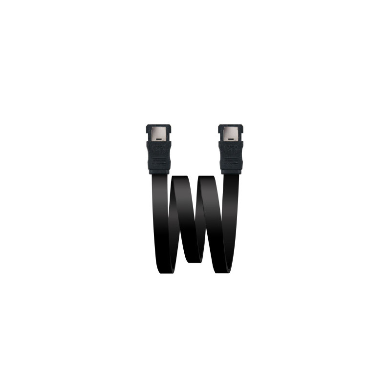Nanocable 10.18.0401 cable de SATA 0,5 m eSATA Negro | APLIUM