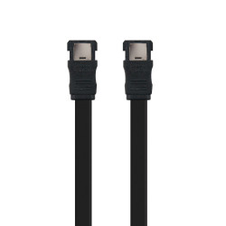 Nanocable 10.18.0401 cable de SATA 0,5 m eSATA Negro | APLIUM