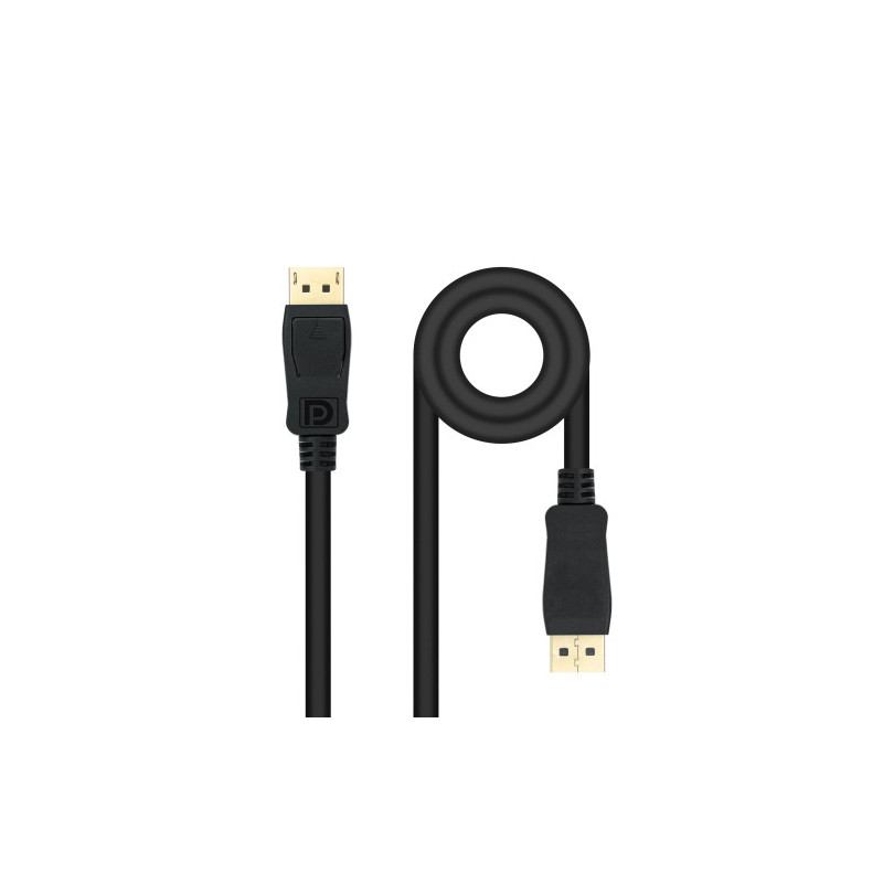 Nanocable Cable DisplayPort 1.4, DP/M - DP/M, Negro, 5 m | APLIUM