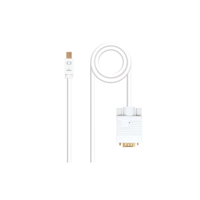 Nanocable Cable conversor Mini DP a VGA, Mini DP/M - VGA/M, | APLIUM