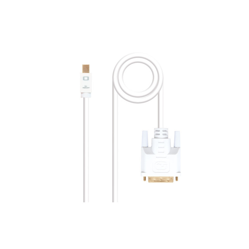 Nanocable Cable conversor Mini DP a DVI, Mini DP/M - DVI/M, | APLIUM