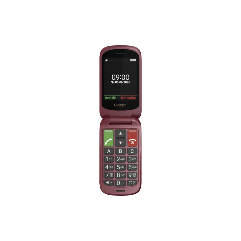 Gigaset GL40 7,11 cm (2.8") 88 g Rojo Teléfono para personas | APLIUM