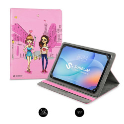SUBBLIM Funda Tablet Universal Trendy duo Chic 11" 3 Ángulos | APLIUM