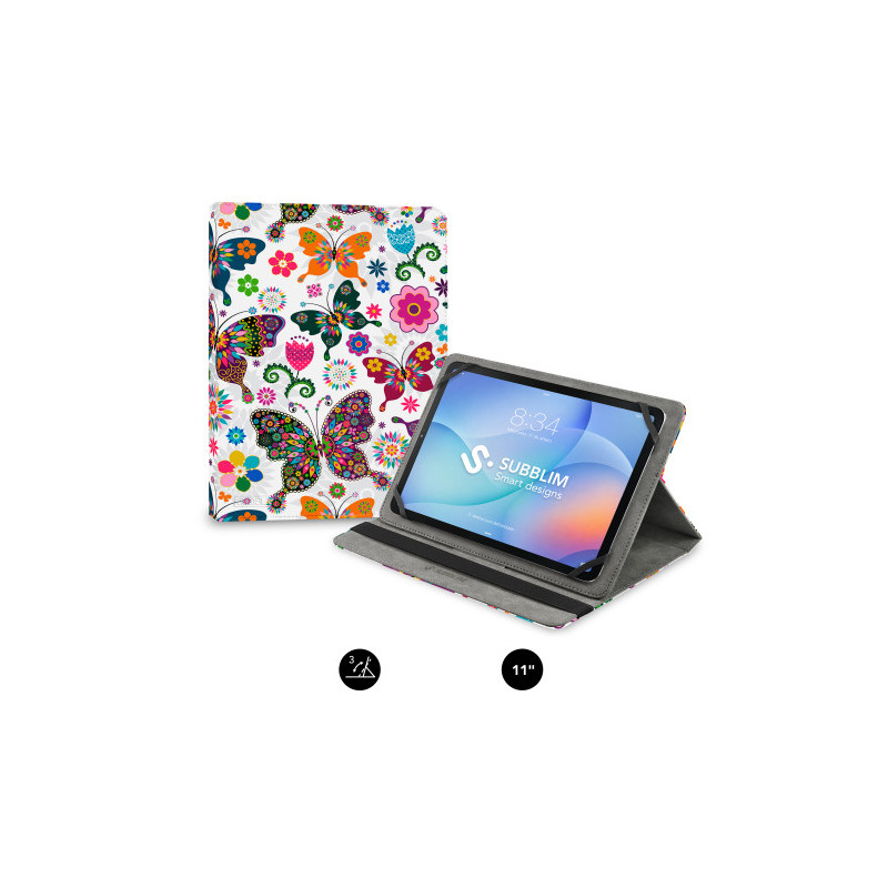 Funda Subblim Trendy Case Mariposas para Tablet de 9.6"-11" | APLIUM