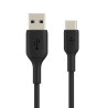 Belkin CAB001BT2MBK cable USB 2 m USB A USB C Negro | APLIUM