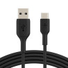 Belkin CAB001BT2MBK cable USB 2 m USB A USB C Negro | APLIUM