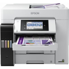 Epson EcoTank ET-5880, Inyección de tinta, Impresión a color, 4800 x 2400 DPI, A4, Impresión directa, Negro, Blanco