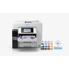 Epson EcoTank ET-5880, Inyección de tinta, Impresión a color, 4800 x 2400 DPI, A4, Impresión directa, Negro, Blanco