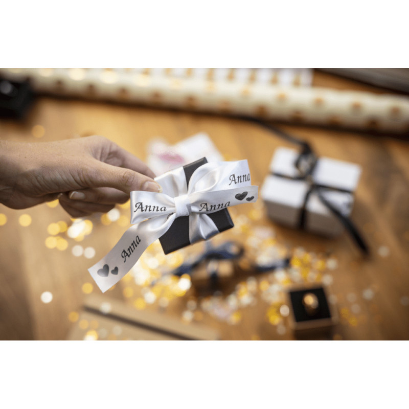 Tape/24mm black on white