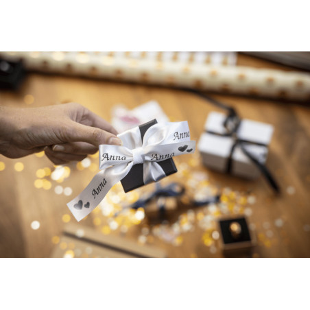 Tape/24mm black on white