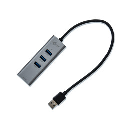 I-tec USB 3.0 Metal Hub + Glan Metal 3-PORT Hub With Glan Ad | APLIUM