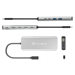USB4 8K Multi-port Hub Space Grey | APLIUM