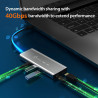 USB4 8K Multi-port Hub Space Grey | APLIUM