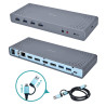 CADUAL4KDOCK - I-tec USB-C/A Docking Station 4K Dual | APLIUM