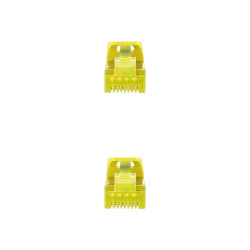 Cable de Red RJ45 SFTP Nanocable 10.20.1900-L25-Y Cat.6A/ LSZH/ 25cm/