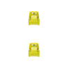 Cable de Red RJ45 SFTP Nanocable 10.20.1900-L25-Y Cat.6A/ LSZH/ 25cm/
