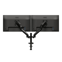 AD110D0 Dual monitor arm clamped to desk