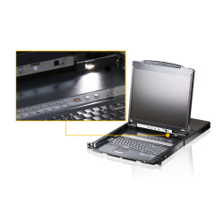 19 Lcd Console (USB - PS/2 VGA ) With USB Per Port | APLIUM