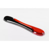 REPOSAMU#ECAS Teclado Duo Gel Color Rojo Y Negro | APLIUM