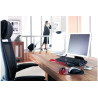 Alfombrilla REPOSAMU#ECAS Raton Duo Gel Color Rojo Y Negro | APLIUM