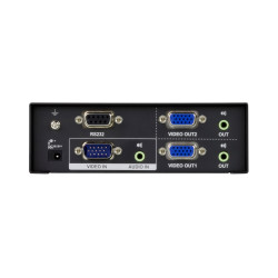 2-PORT VGA Splitter With Audio + RS-232 | APLIUM