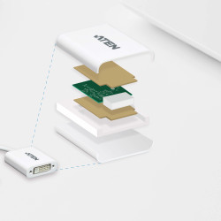 Displayport To DVI Converter P C: Up To Uxga / HDTV:1080I108 | APLIUM
