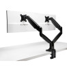 Smartfit One-touch Arm For Dual Monitors - Black | APLIUM