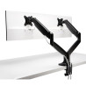 Smartfit One-touch Arm For Dual Monitors - Black | APLIUM