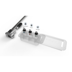 Conectores Bloqueo Candado 3EN1 Universal 3IN1 Lock Adapter | APLIUM