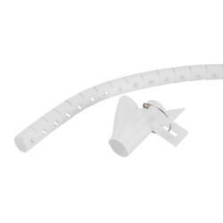 Spiral Cable Wrap 20 Mm. Multiple Cables White | APLIUM