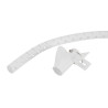 Spiral Cable Wrap 20 Mm. Multiple Cables White | APLIUM