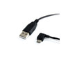 3 ft USB to Left Angle Micro USB Cable