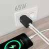 Wall Charger Aisens ASCH-65W2P040-BK Black 65 W | APLIUM