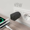 Wall Charger Aisens ASCH-65W2P040-BK Black 65 W | APLIUM