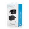 Wall Charger Aisens ASCH-65W2P040-BK Black 65 W | APLIUM